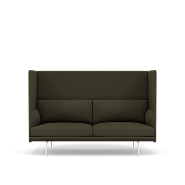 Outline Highback Sofa 100 2-Seater by Muuto - view 2