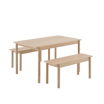 Linear Wood Bench by Muuto - view 9