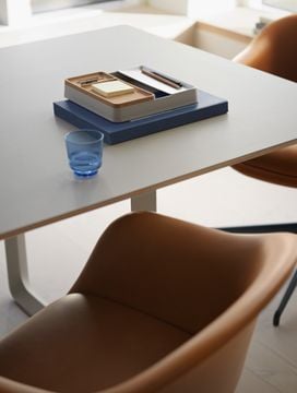 Fiber Conference Armchair Swivel Base w. Castors by Muuto - view 8