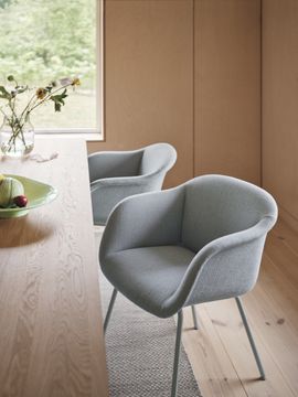 Fiber Soft Armchair Wood Base by Muuto - view 5