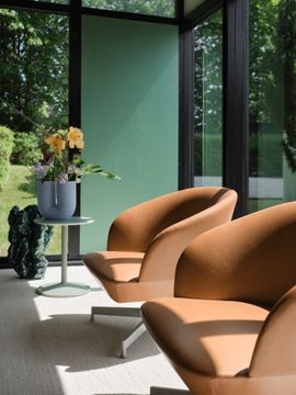 Oslo Lounge Chair Swivel Base by Muuto - view 5