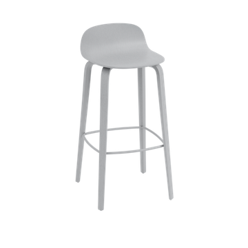 Visu Bar Stool Wood Base - 75 cm / 29.5" by Muuto