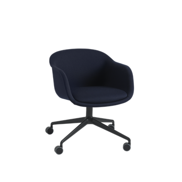 Fiber Conference Armchair Swivel Base w. Castors by Muuto