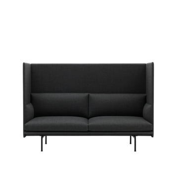 Outline Highback Sofa 100 2-Seater by Muuto