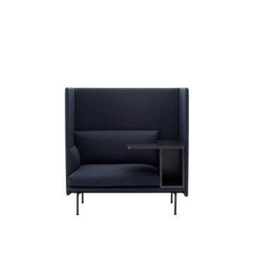 Outline Highback Work 100 1-Seater by Muuto