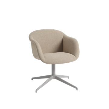 Fiber Soft Armchair Swivel Base by Muuto