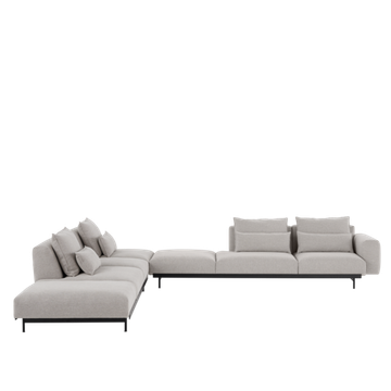 In Situ Modular Sofa Corner Configurations by Muuto