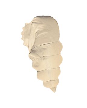 Pouf XL coquillage flottant - Beige raphia by MX HOME