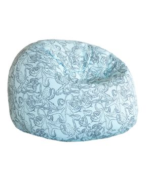 VILEBREQUIN x MX Home - Pouf XL flottant - Bleu motifs poulpes by MX HOME
