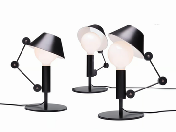 MR. LIGHT - Adjustable steel table lamp by Nemo - view 2