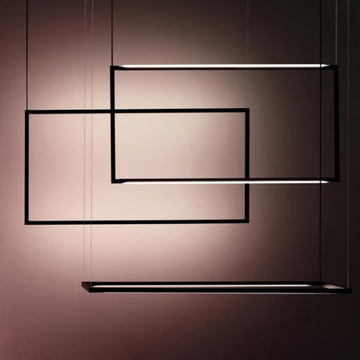 SPIGOLO HORIZONTAL - LED swivel extruded aluminium pendant lamp by Nemo - view 3