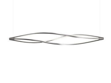 IN THE WIND HORIZONTAL - LED extruded aluminium pendant lamp by Nemo - view 2