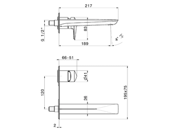 DELTA ZERO 72229E - Washbasin tap by Newform - view 3