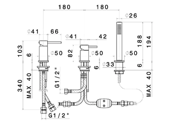 XT - Bathtub tap by Newform - view 3
