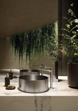 NIO - High single handle countertop washbasin mixer by Newform - view 3