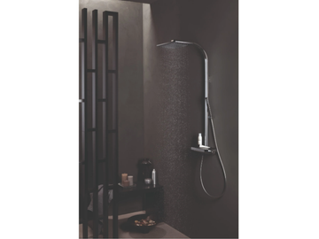 SHOWER COLUMNS - Thermostatic shower panel with hand shower with overhead shower by Newform - view 3