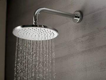 EXTRO - Wall-mounted round ABS rain shower by Newform - view 3
