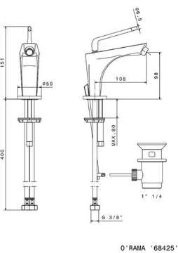 O'RAMA - Bidet mixer by Newform - view 3