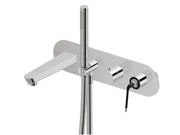O'RAMA - Single handle shower mixer with hand shower and diverter by Newform - view 2