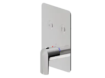 DELTA ZERO 70429E - Thermostatic shower mixer with plate by Newform - view 2