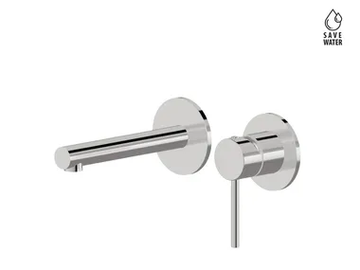 MINI-X - Single handle wall-mounted 2 hole washbasin mixer by Newform - view 2