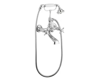 DAYTIME - Wall-mounted bathtub set with diverter with hand shower by Newform - view 2
