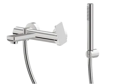 B-EASY 72640C - External bathtub set with hand shower by Newform - view 2