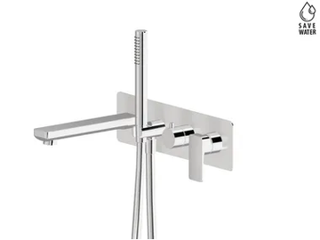 B-EASY 72672E - Wall-mounted bathtub set with diverter by Newform - view 2
