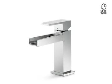 ERGO OPEN 66512 - Single handle countertop washbasin mixer with flexible hose by Newform - view 2