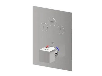 ERGO-Q / OPEN 70443E - Recessed thermostatic shower mixer by Newform - view 2