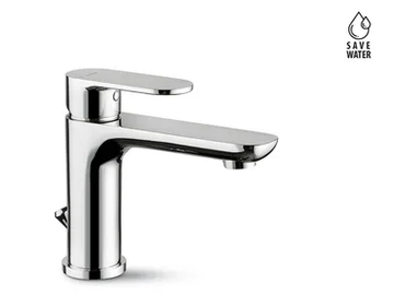 EXTRO - Countertop single handle washbasin mixer with automatic pop-up waste by Newform - view 2