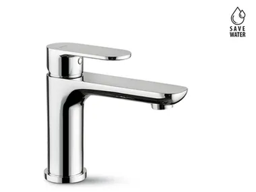 EXTRO - Single handle countertop washbasin mixer without waste by Newform - view 2