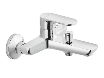 EXTRO - Single handle wall-mounted bathtub mixer with diverter by Newform - view 2