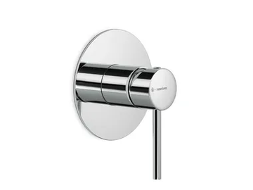 MINI-X - Single handle shower mixer with plate by Newform - view 2
