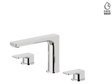 B-EASY 72600 - Countertop washbasin mixer with individual rosettes by Newform - view 2