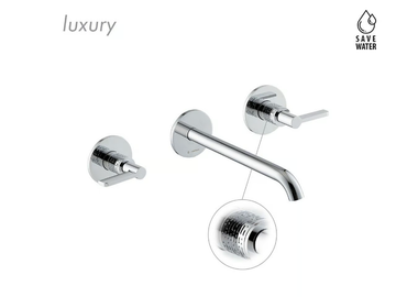 BLINK CHIC 71022E / 71122E - Wall-mounted washbasin tap with individual rosettes without waste by Newform - view 3