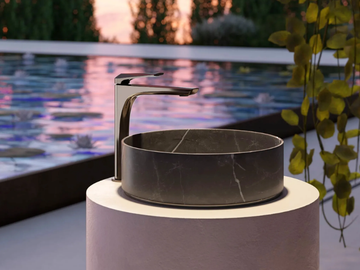 DELTA ZERO 72215 - High single handle washbasin mixer without waste by Newform - view 2