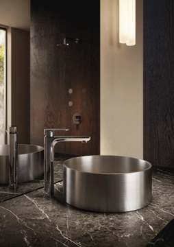 EXTRO - High single handle washbasin mixer without waste by Newform - view 3