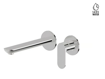EXTRO - Wall-mounted single handle washbasin mixer without waste by Newform - view 2