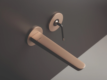 O'RAMA - Single handle wall-mounted washbasin mixer without waste by Newform - view 3