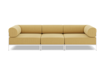 Noah Sofa - 3-Sitzer - Beigerot by Noah Living