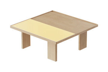 Piet Couchtisch - Quadrat Glas by Noah Living