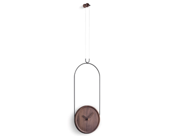 COLGANTE - Wall-mounted wooden clock by Nomon - view 2