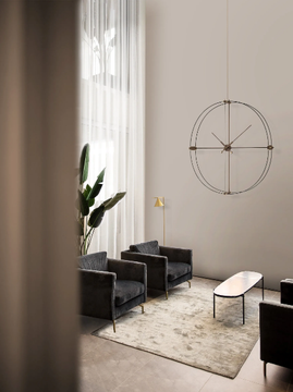 DELMORI PREMIUM - Wall-mounted wooden clock by Nomon - view 3