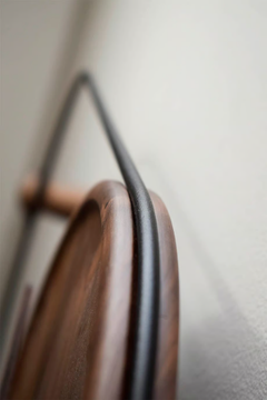 ESLABON - Wall-mounted wooden clock by Nomon - view 3