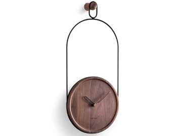 ESLABON - Wall-mounted wooden clock by Nomon - view 2