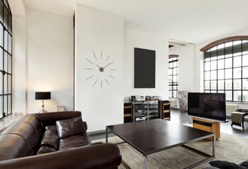 MINI MERLIN - Wall-mounted steel and wooden clock by Nomon - view 3