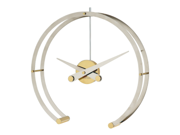 OMEGA - Table-top steel and brass clock by Nomon - view 2