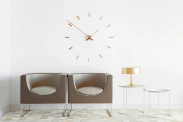 TACON - Wall-mounted brass clock by Nomon - view 3