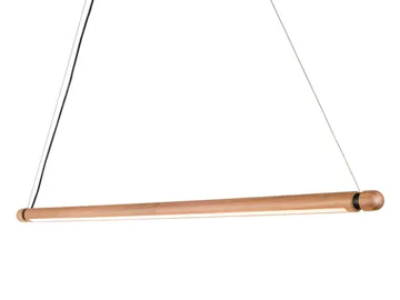 LINEA H - LED oak pendant lamp by Nomon - view 2